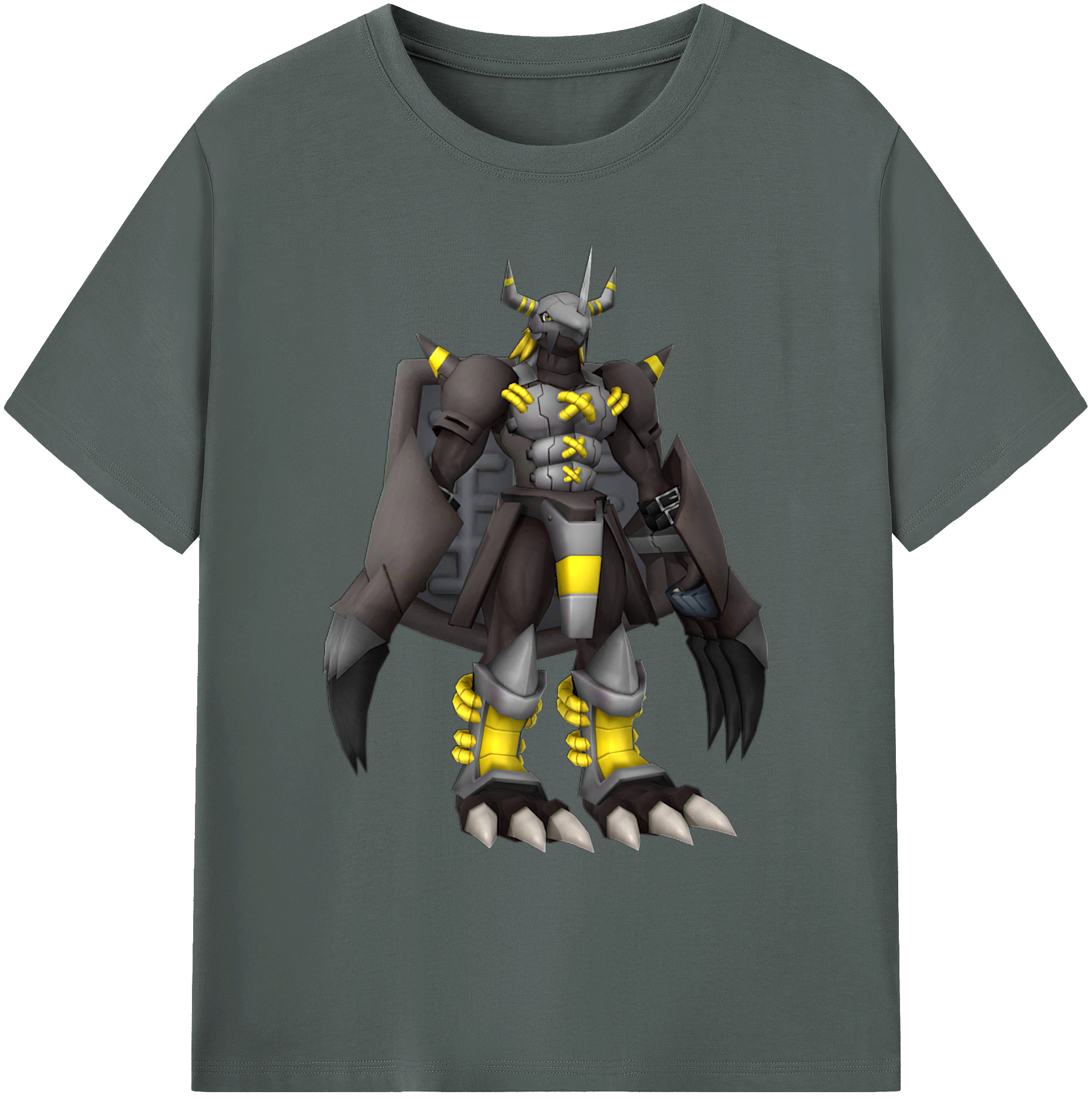 （画像用） Digimon デジタルモンスター/デジモン 綿100％ メンズ半袖Tシャツ｜肌触りやわらか＆通気性